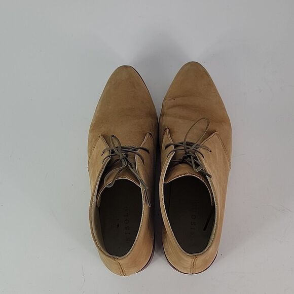 Nisolo Isa Brown Suede Leather Lace Up Women's Ankle Boots - Picture 13 of 16